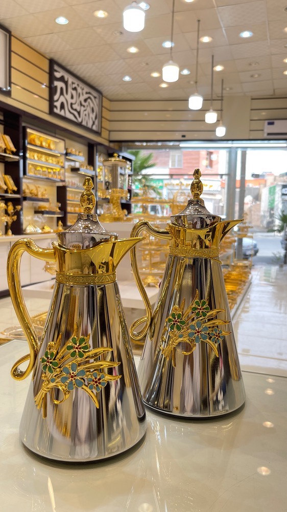 فلاکس جفتی عربی نقره ای طلایی
